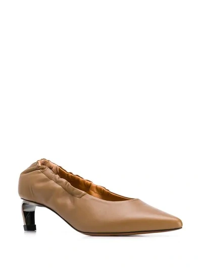 Shop Clergerie Amour Pumps In Brown