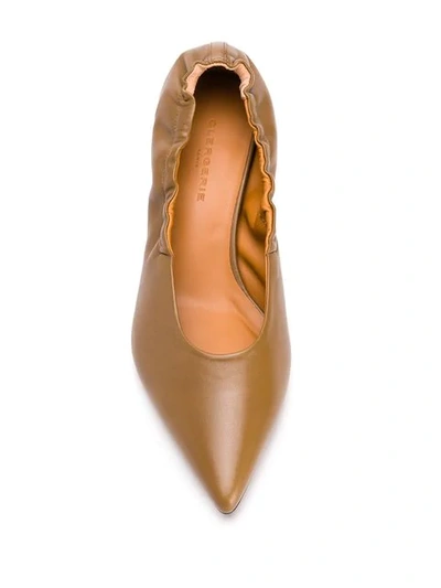 Shop Clergerie Amour Pumps In Brown