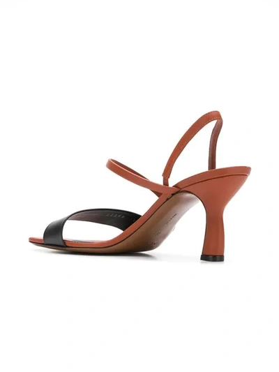 Shop Neous Ecu Sandals In Black ,brown