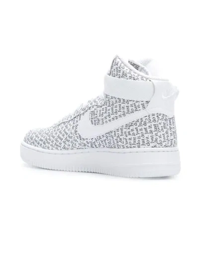 Shop Nike Air Force 1 Hi-top Sneakers In White