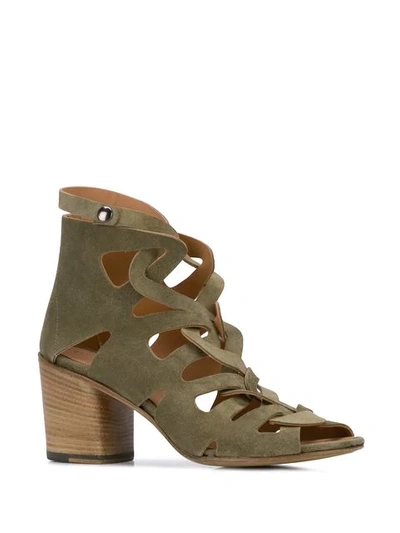 Shop Alberto Fasciani Strappy Sandals In Brown