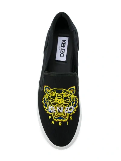Shop Kenzo Tiger Sneakers - Black