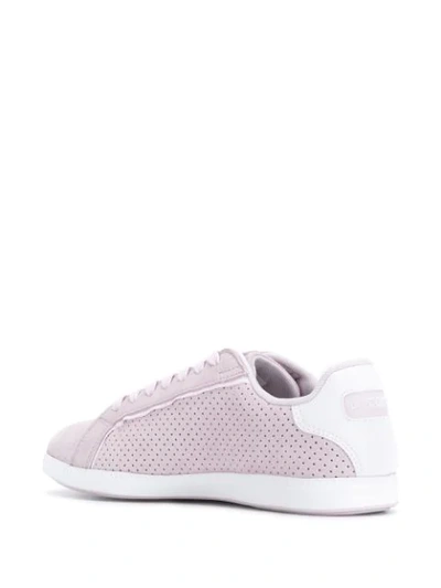 Shop Lacoste Graduate Low-top Sneakers In Pink