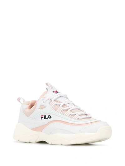 Shop Fila Chunky Sneakers In White