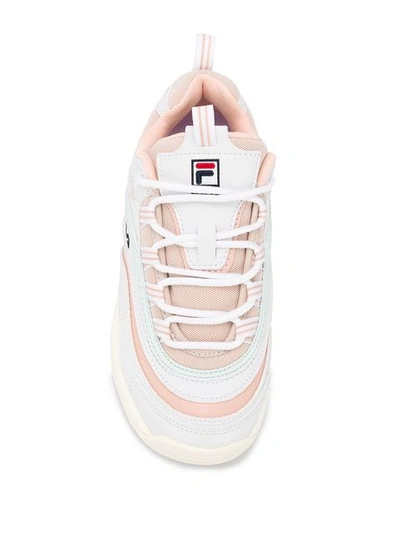 Shop Fila Chunky Sneakers In White