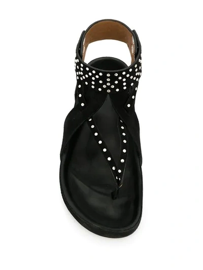 Shop Isabel Marant Ellan Studded Sandals In Black