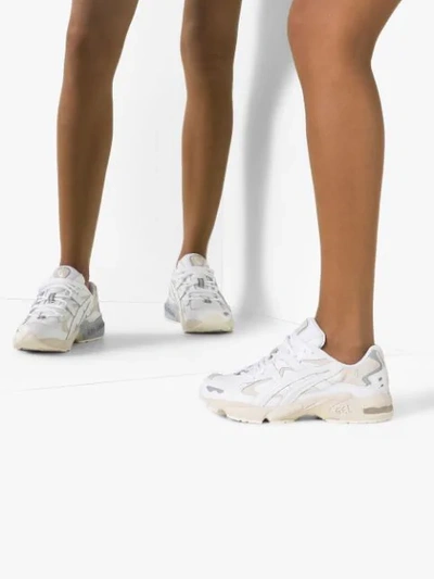 Shop Asics Gel-kayano 5 Og Low-top Sneakers In White