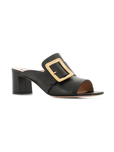 Shop Bally Janaya Open Toe Mules In Black