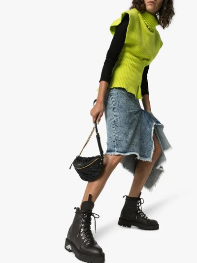 Shop Off-white Lace-up Hiking Boots In Black