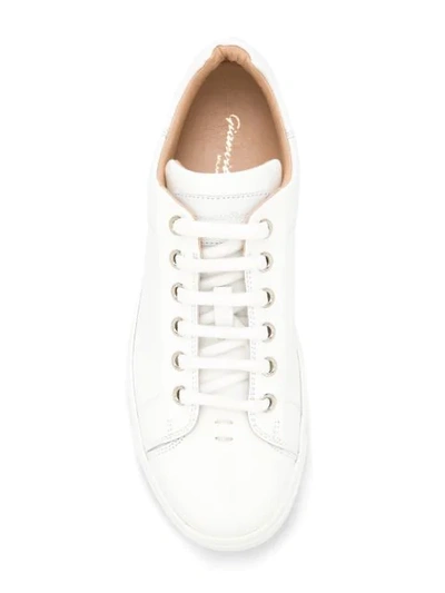Shop Gianvito Rossi Low Top Sneakers In White