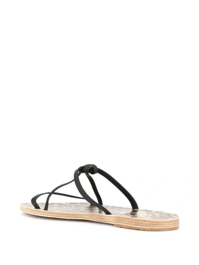 Shop Ancient Greek Sandals Spetses Sandals In Black