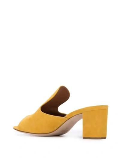 Shop Paris Texas Open-toe Mules In B Yellow