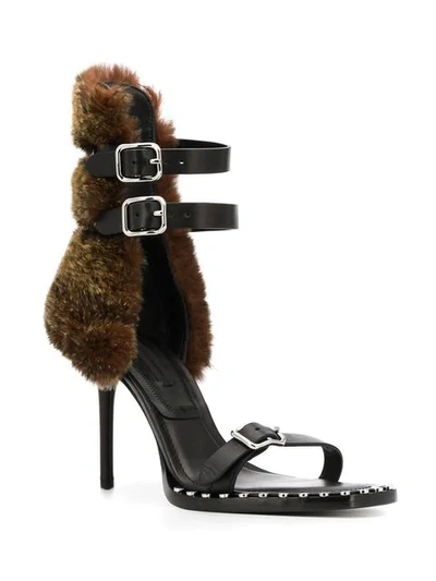 Shop Alexander Wang Brea High-heel Sandals In 972 Black Brown