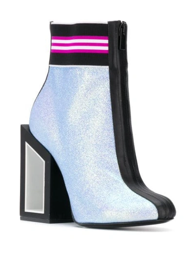 Shop Nicholas Kirkwood Void Ankle Boots In Holographic