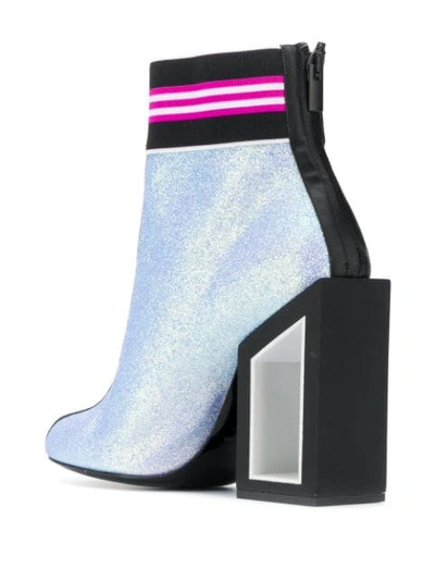 Shop Nicholas Kirkwood Void Ankle Boots In Holographic