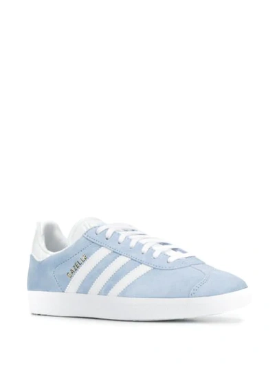 Shop Adidas Originals Gazelle Three In Celeste