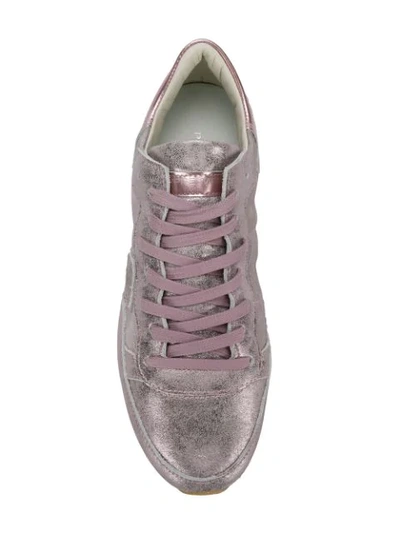 Shop Philippe Model Eiffel Sneakers - Pink