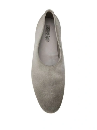 Shop Marsèll Almond Toe Loafers In Grey