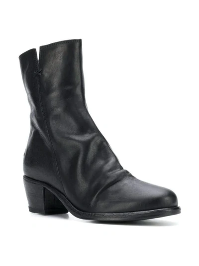 Shop Fiorentini + Baker Side Zip Ankle Boots In Black