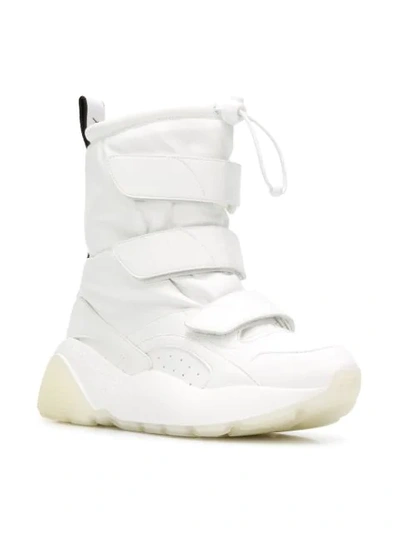 STELLA MCCARTNEY ECLYPSE HIGH SNEAKERS - 白色