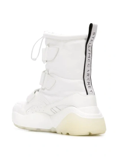 Shop Stella Mccartney Eclypse High Sneakers In White