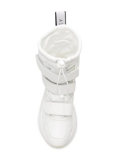 Shop Stella Mccartney Eclypse High Sneakers In White