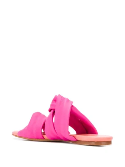 Shop Anna Baiguera Knot Sandals In Pink