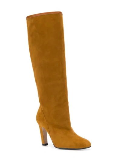 Stuart Weitzman Charlie Bridle Boots In Neutrals