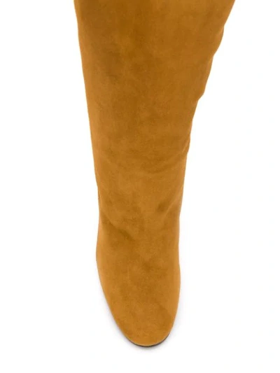 Stuart Weitzman Charlie Bridle Boots In Neutrals