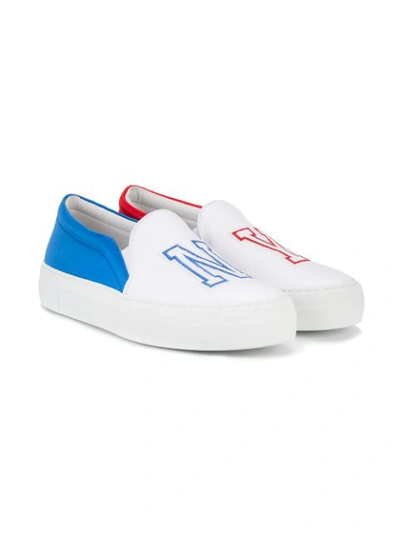 Shop Joshua Sanders Cheerleaders Ny Sneakers In White