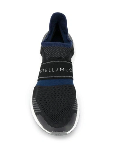 Shop Adidas By Stella Mccartney Ultraboost X 3.d. Sock Sneakers In Blue