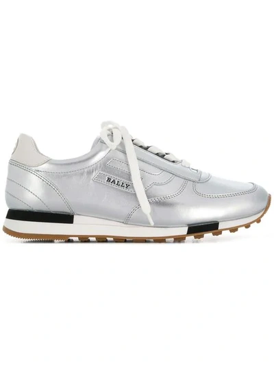 Shop Bally Galaxy Sneakers In Silver