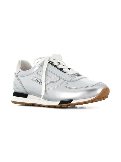 Shop Bally Galaxy Sneakers In Silver