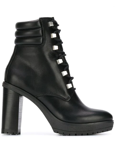 tommy hilfiger studs classic lace up boot