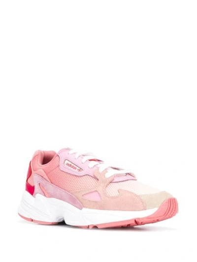 Shop Adidas Originals Falcon Sneakers In Pink