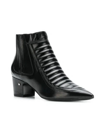 Shop Laurence Dacade Pointed Ankle Boots In Black