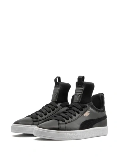 Shop Puma Basket Fierce Sneakers In Black
