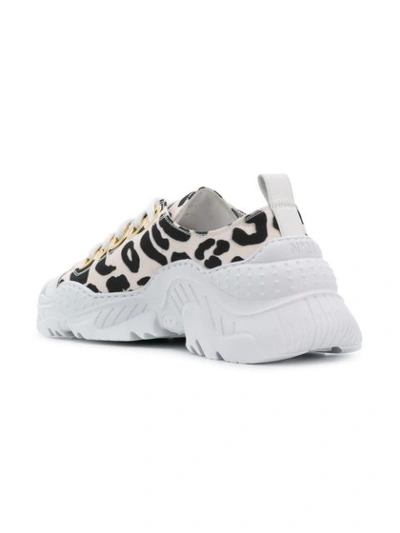 Shop N°21 Nº21 Leopard Print Sneakers - Neutrals
