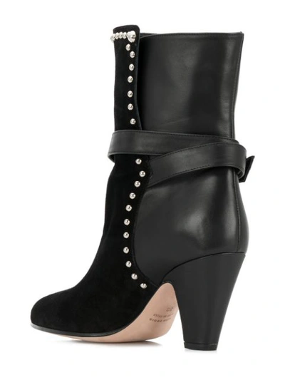 Shop Red Valentino Red(v) Ankle Boots - Black