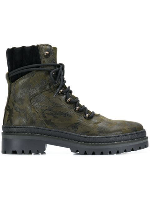 Tommy Hilfiger Camouflage Hiking Boots 