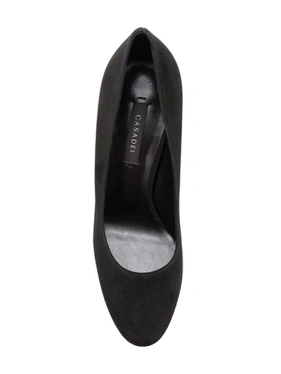 Shop Casadei Classic Platform Pumps In Black