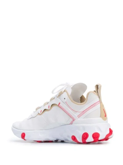 Shop Nike React Element 55 Sneakers In White