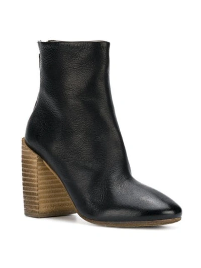 Shop Marsèll Block Heel Ankle Boots In Black