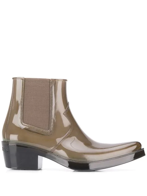 calvin klein green boots
