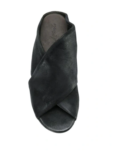 Shop Marsèll Open-toe Mule Sandals In Black