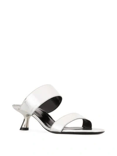 Shop Simon Miller Open Mule In Silver