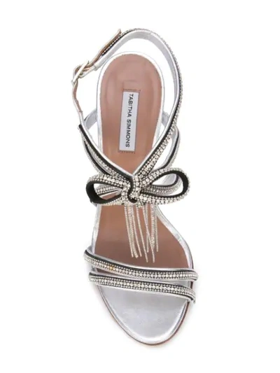 Shop Tabitha Simmons Iceley Sandals In Silver