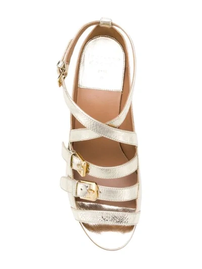 Shop Laurence Dacade Teodora Strappy Sandals In Gold