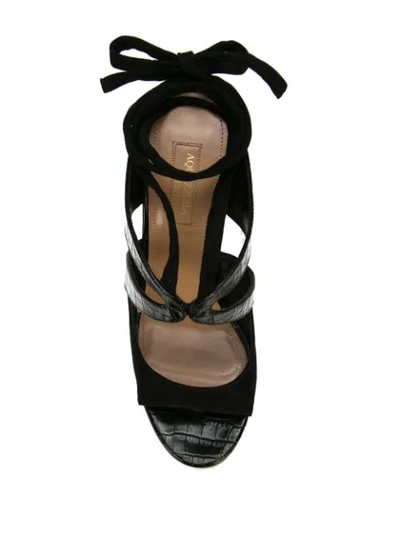 Shop Aquazzura Mabel Sandals In Black