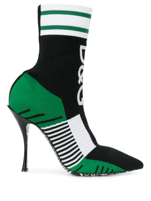 Gabbana Ankle Boots Booties Logo Sock 
